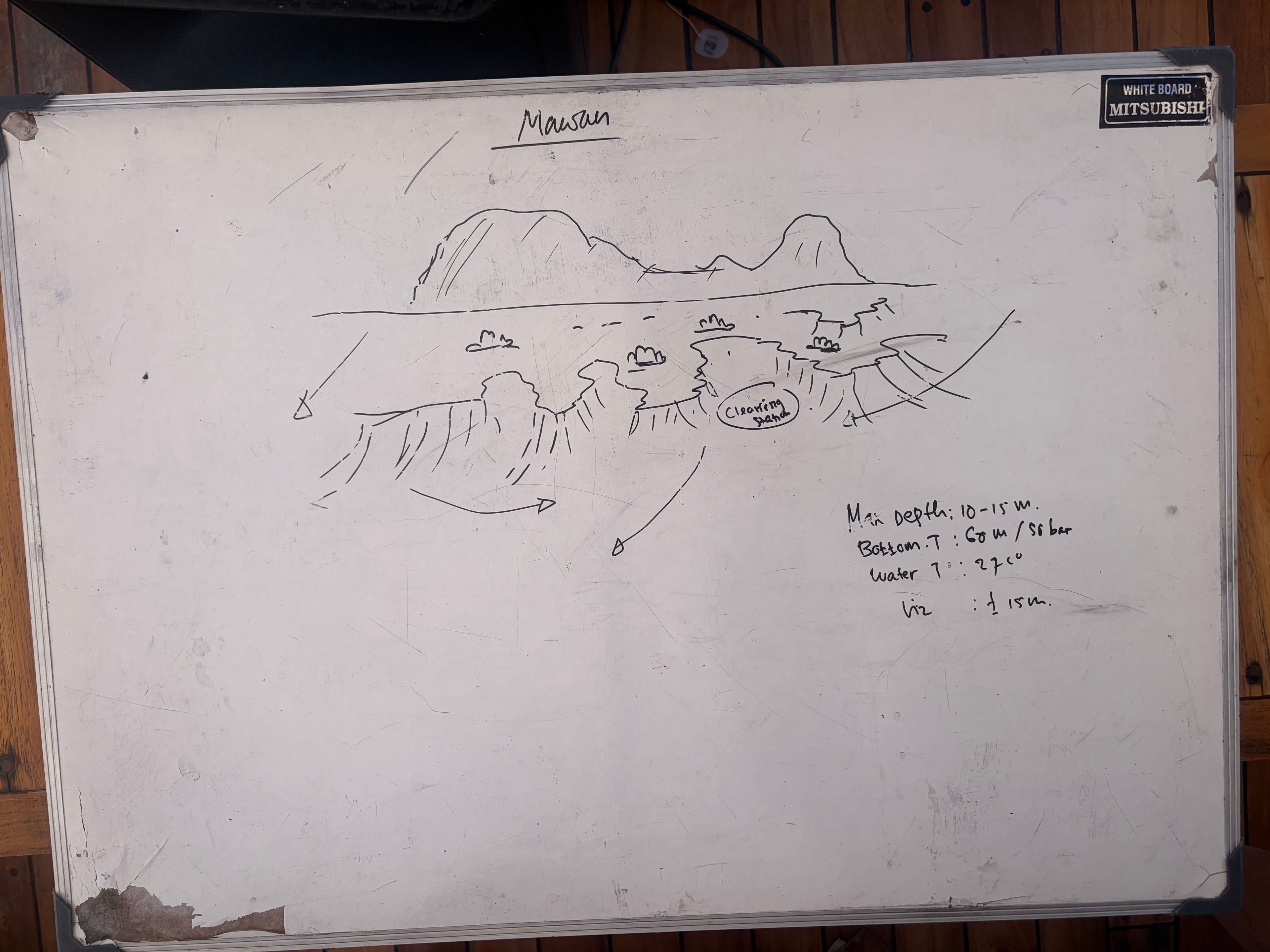 Scuba diving at Mawan