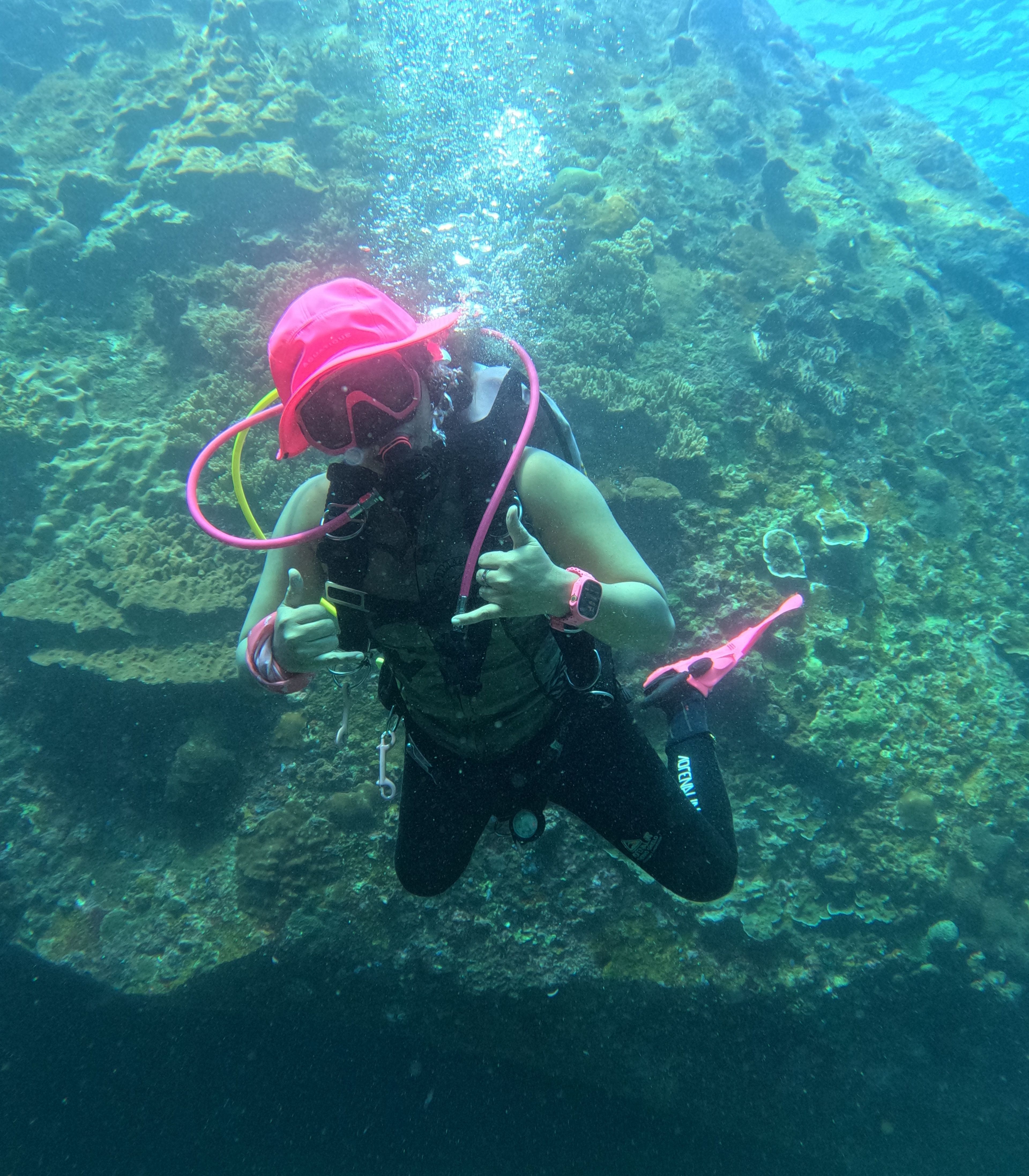 Scuba diving at Batu Malang