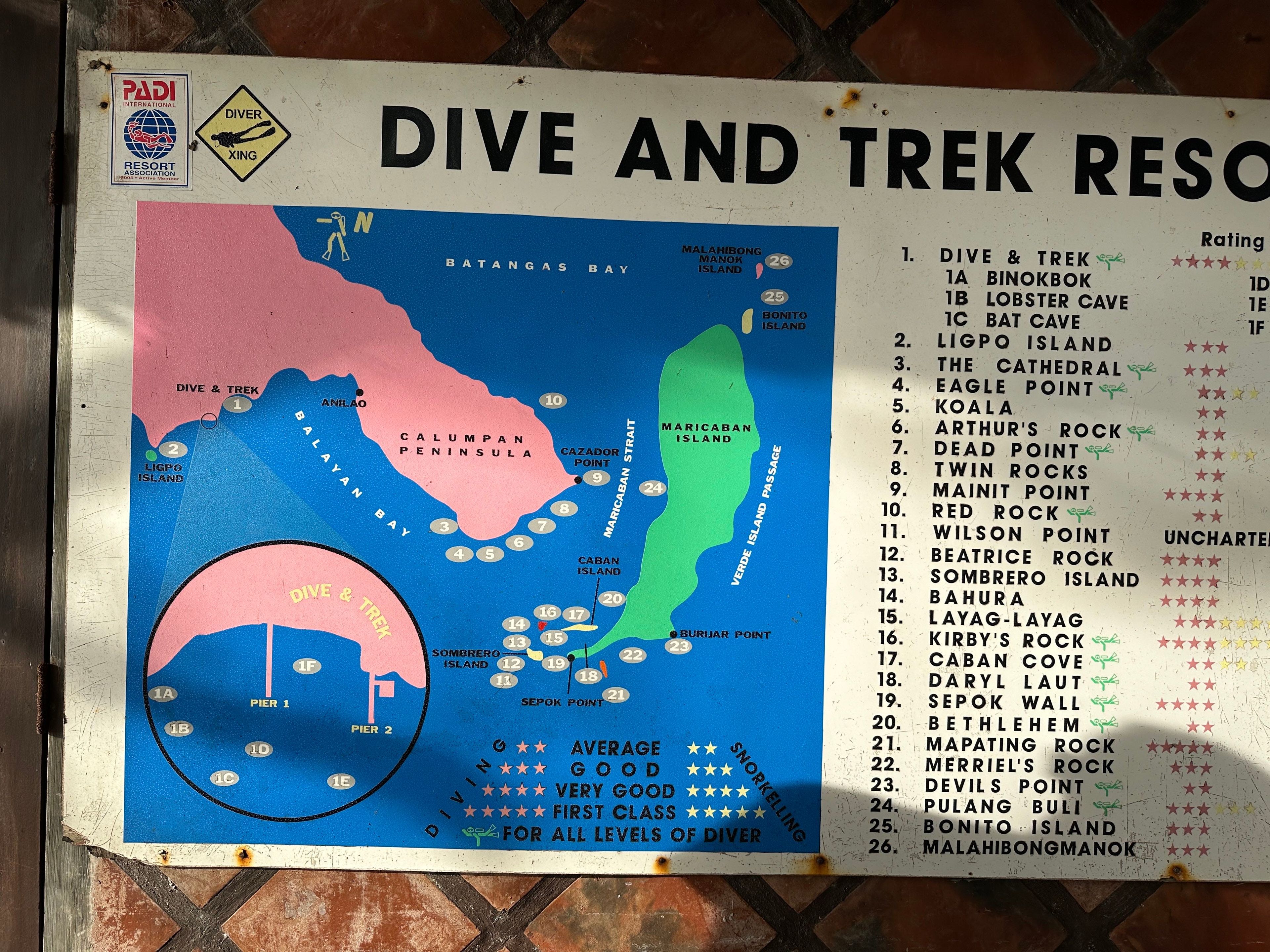 Scuba diving at Dive & Trek
