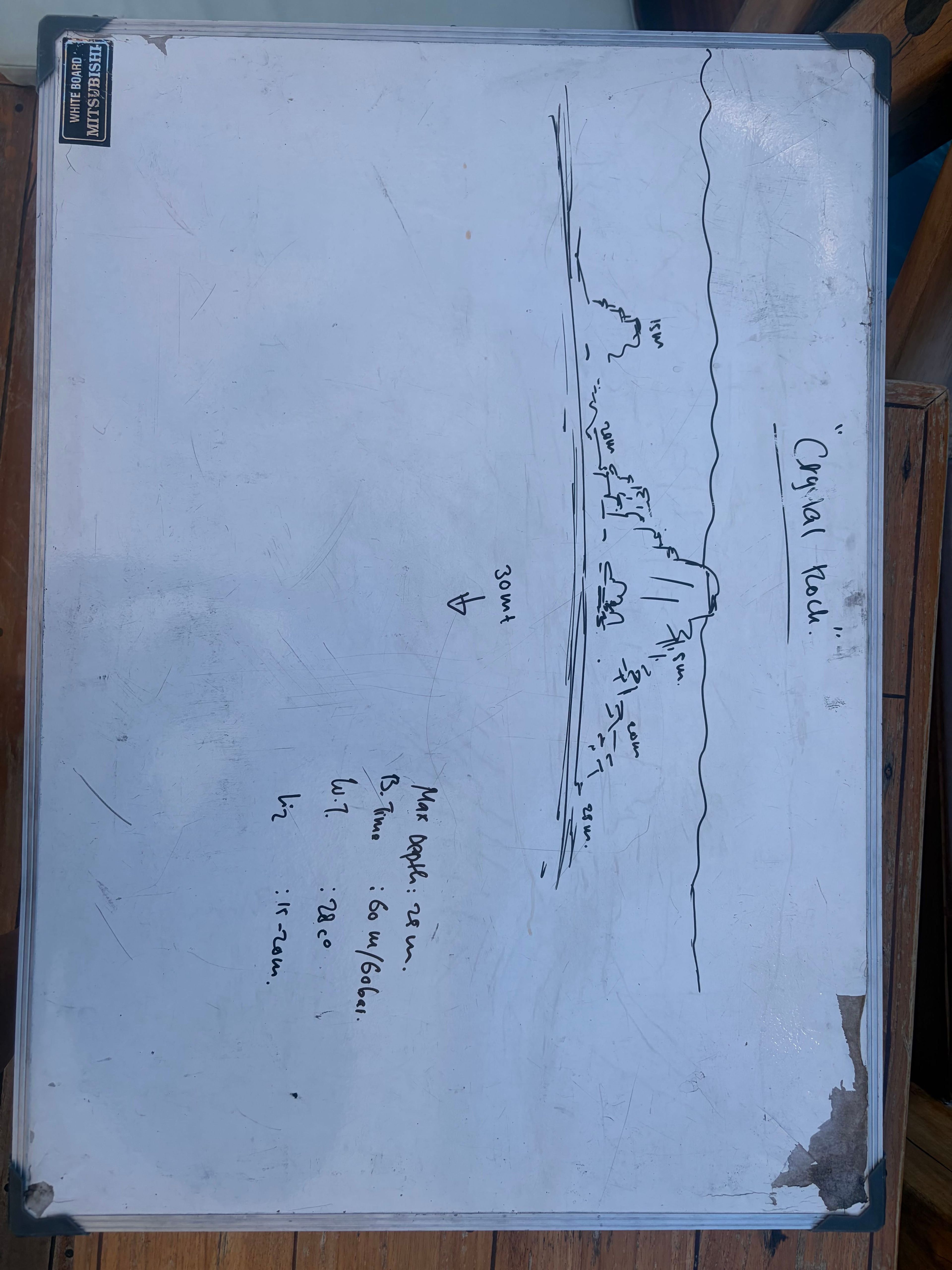 Scuba diving at Crystal Rock