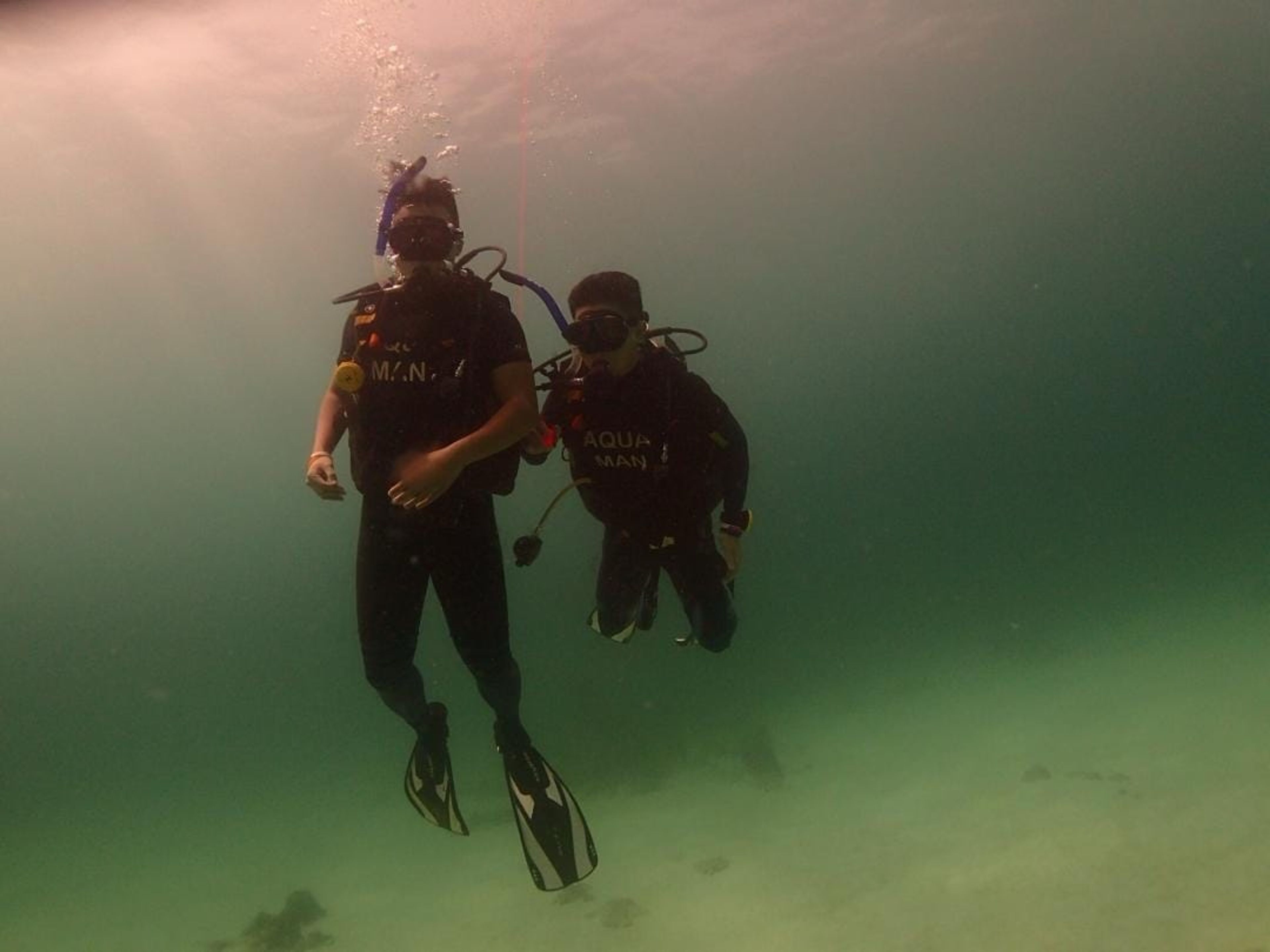 Scuba diving at Siam Bay, Racha Yai