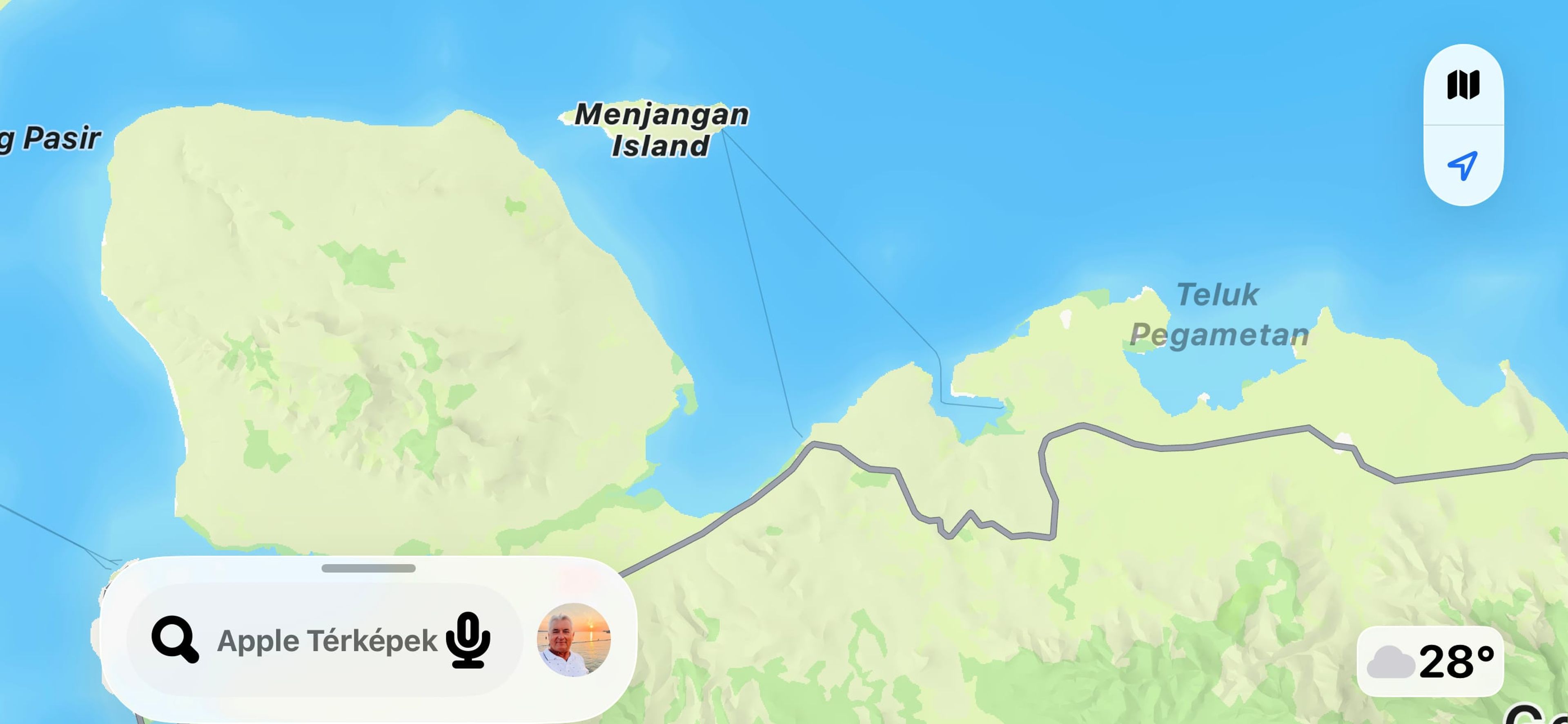Post at Menjangan Island