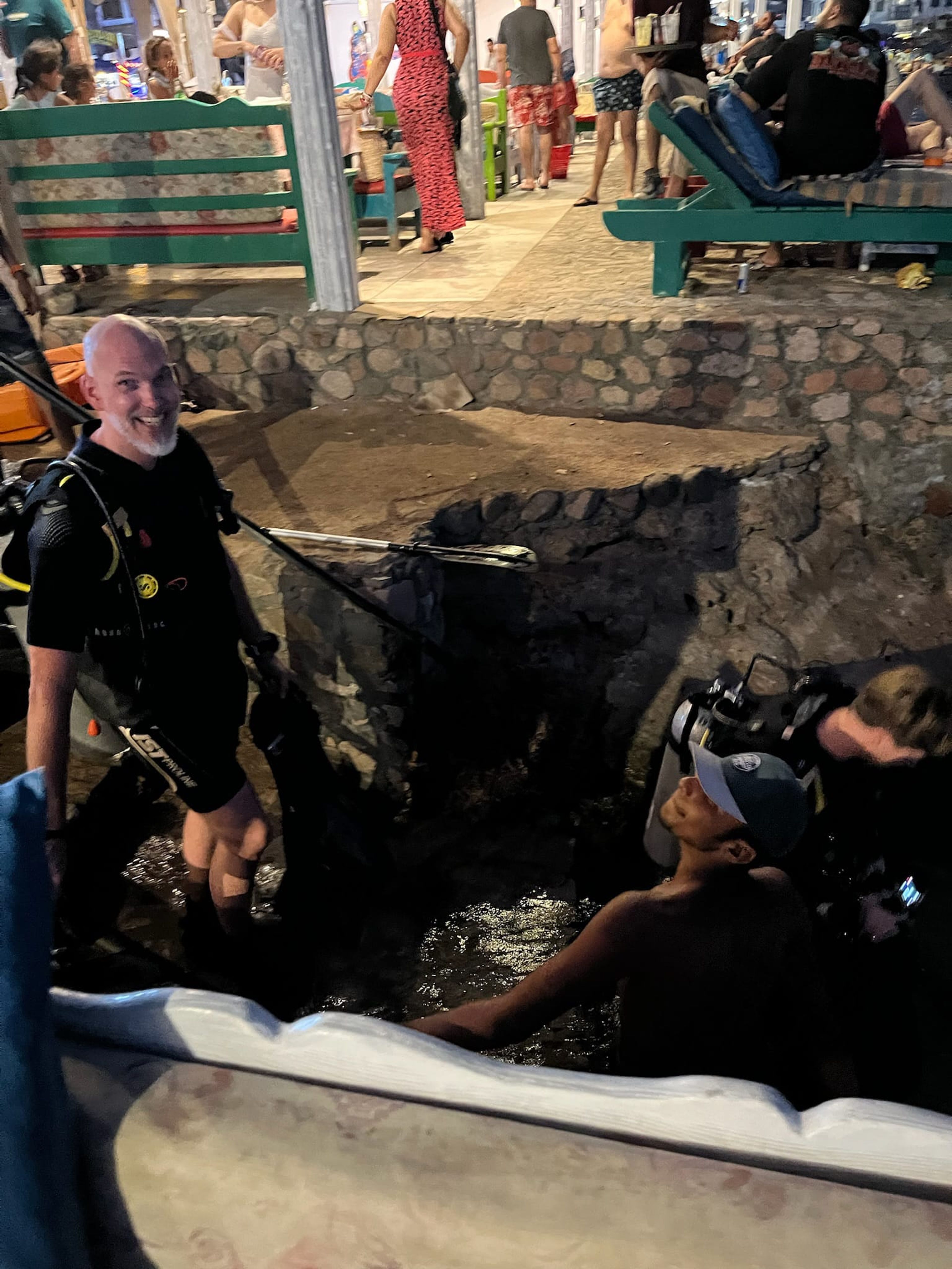 Dahab day 5 dive 3 Nachtduik