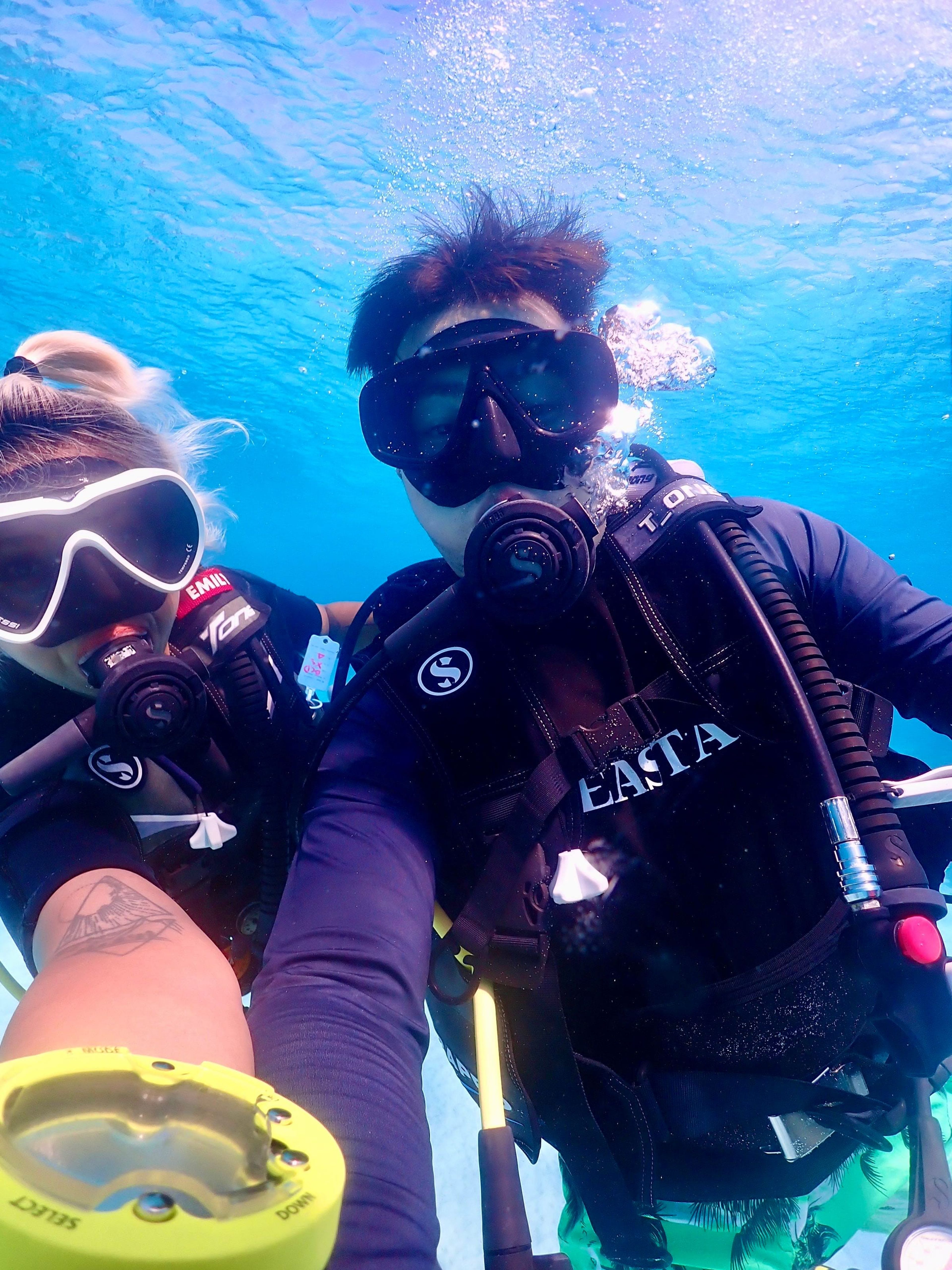 Scuba diving at Similan Islands National Marine Park