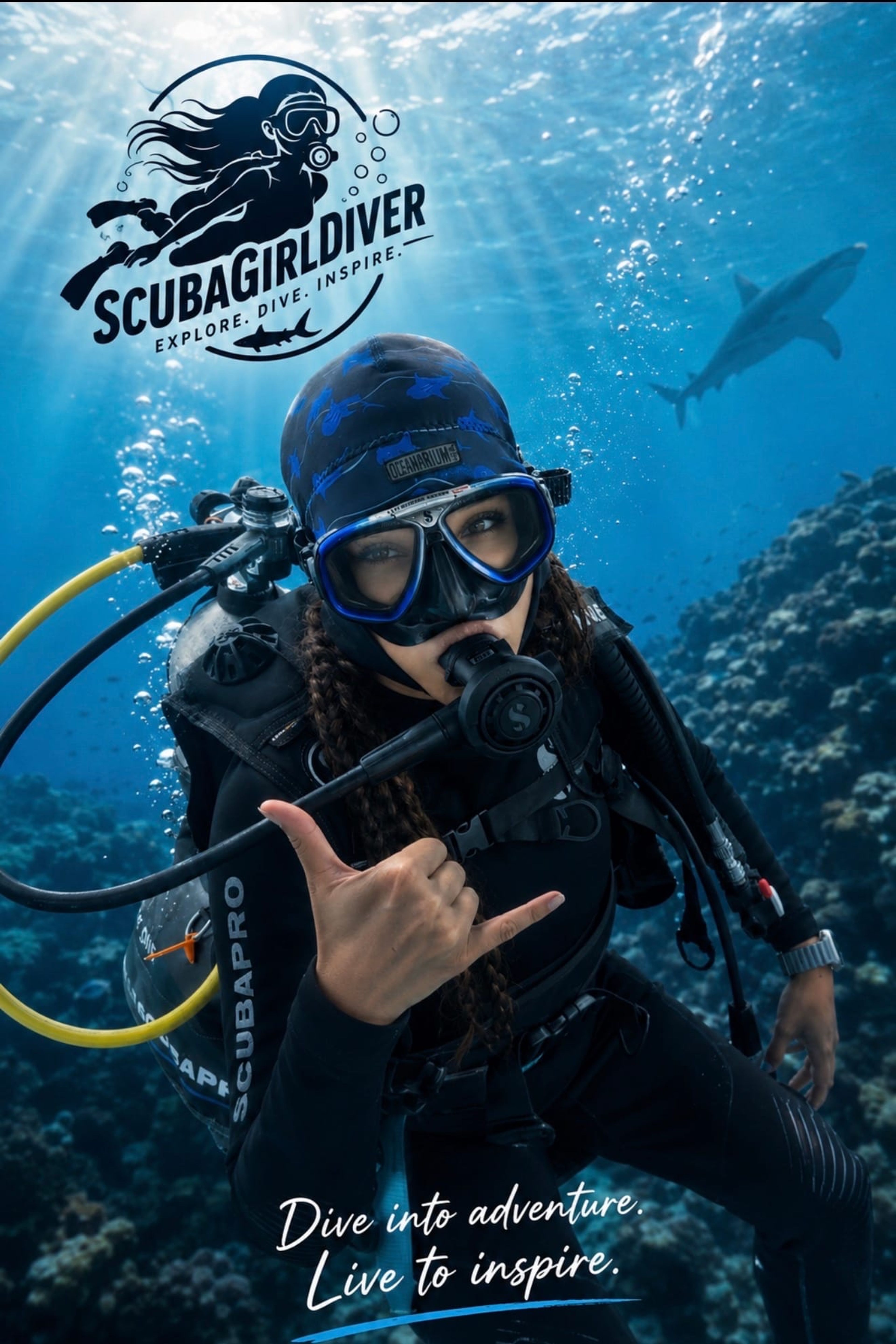 SharkGirlDiver