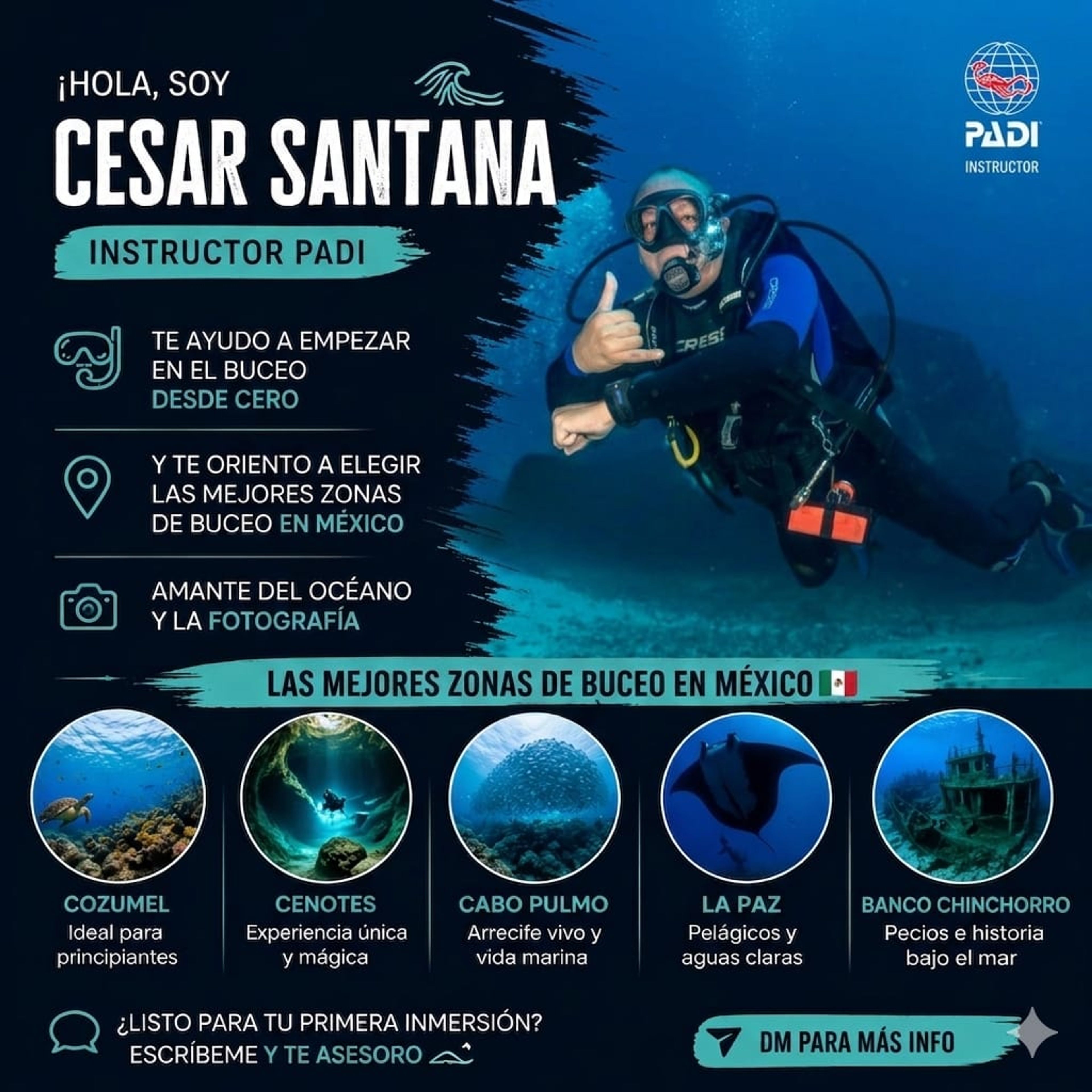 Cesar Santana's dive log
