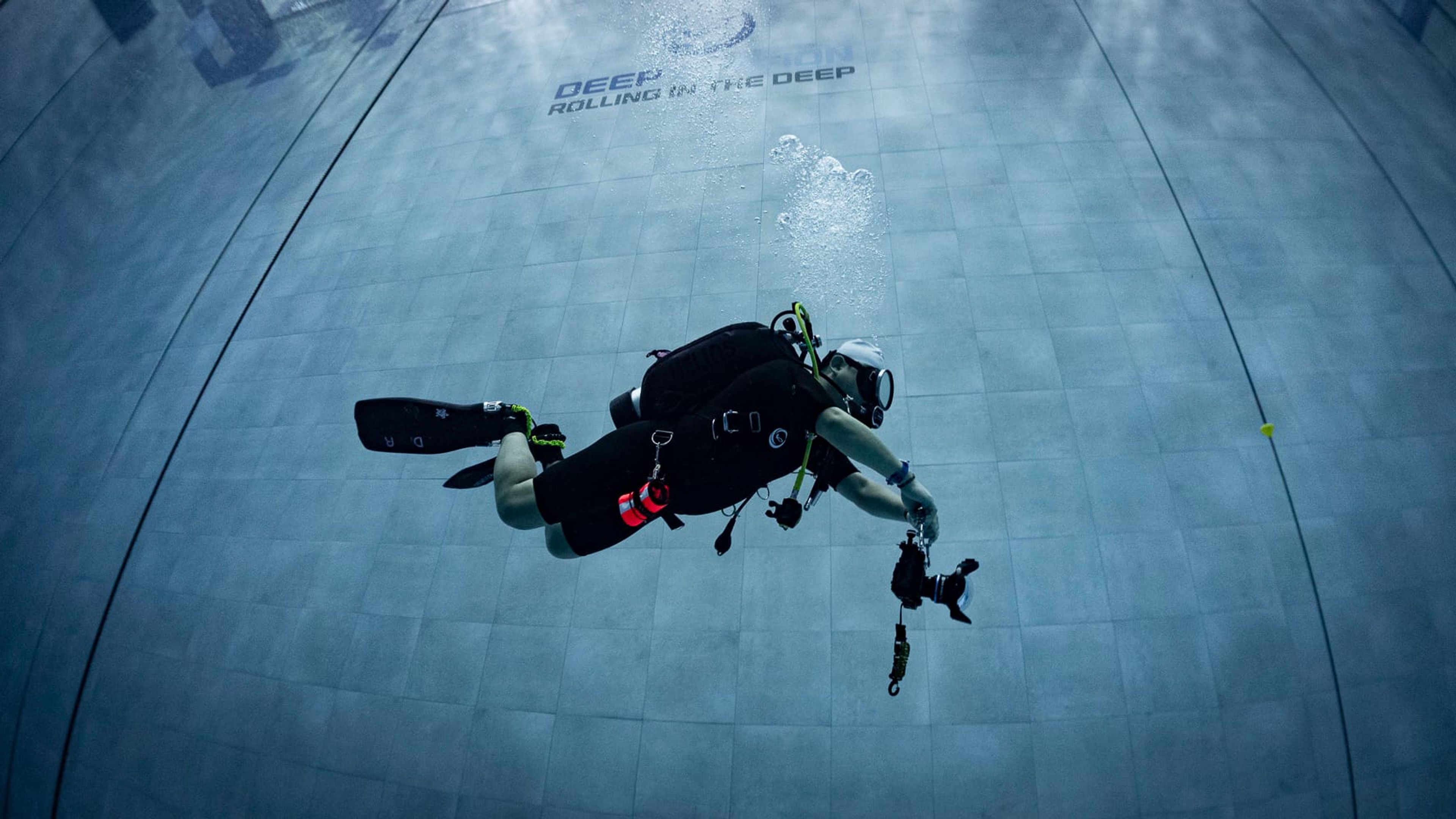 Scuba diving at 딥스테이션