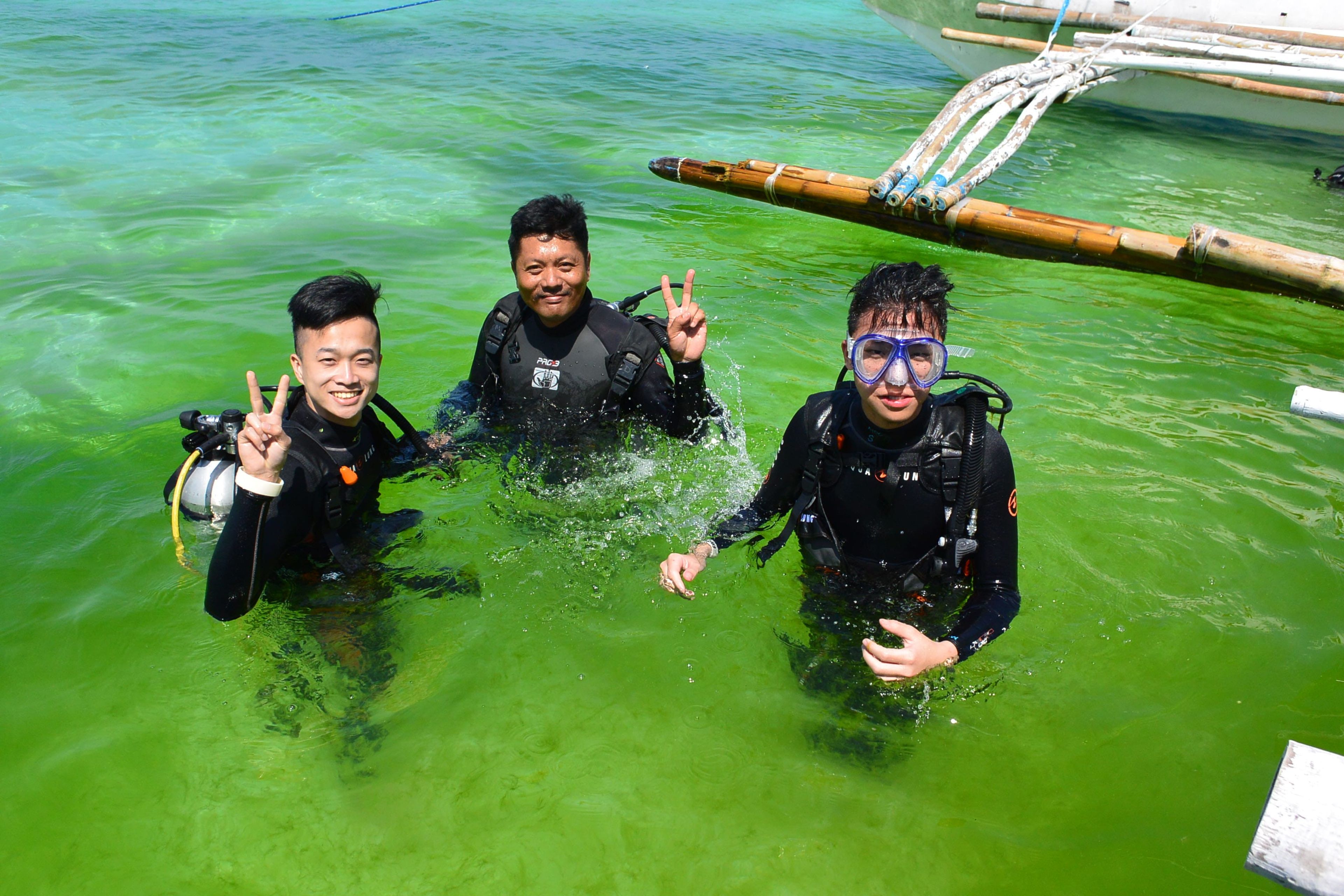 Scuba diving at Coral Gardens