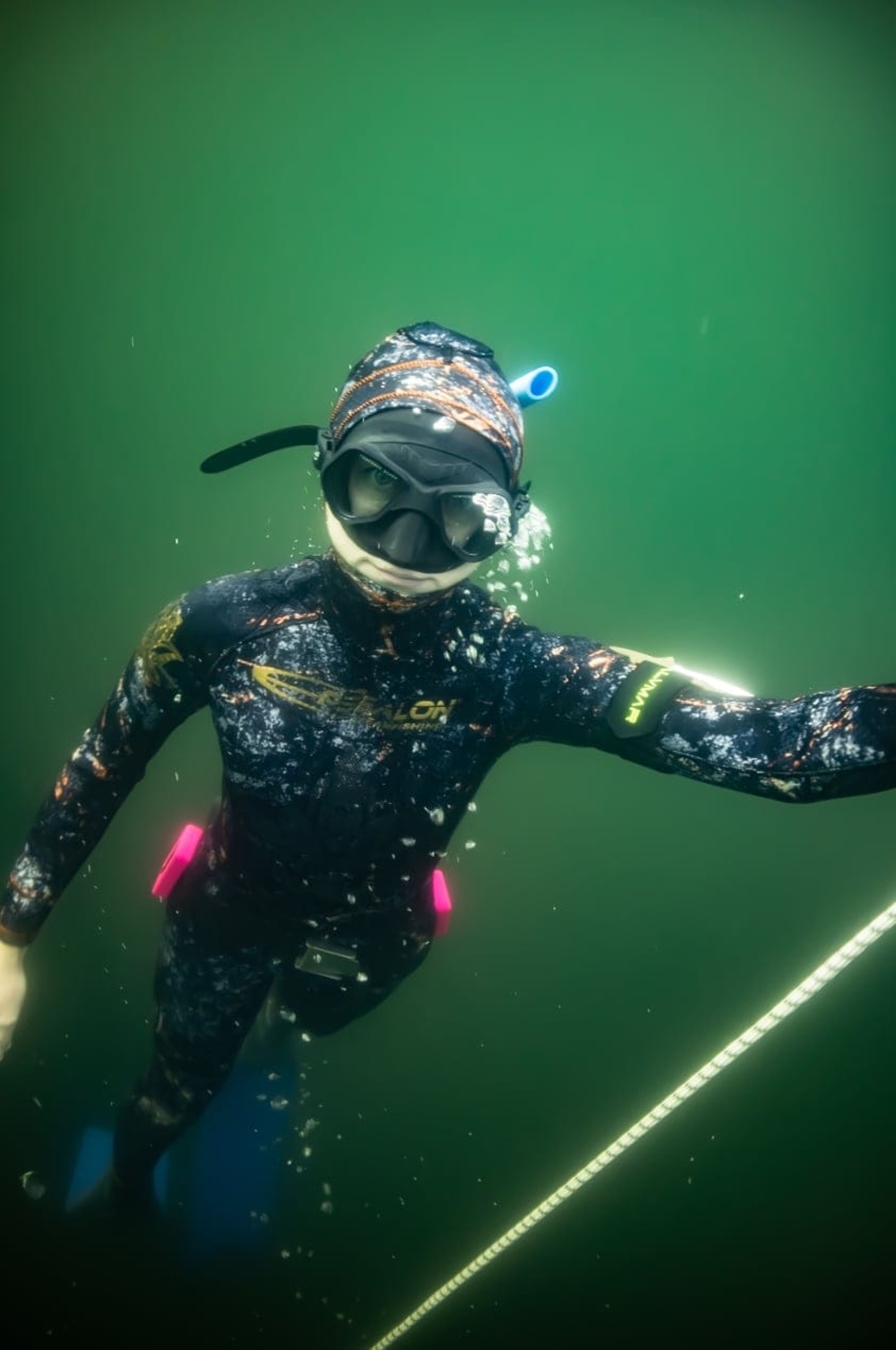 Freediving at Bořena hora