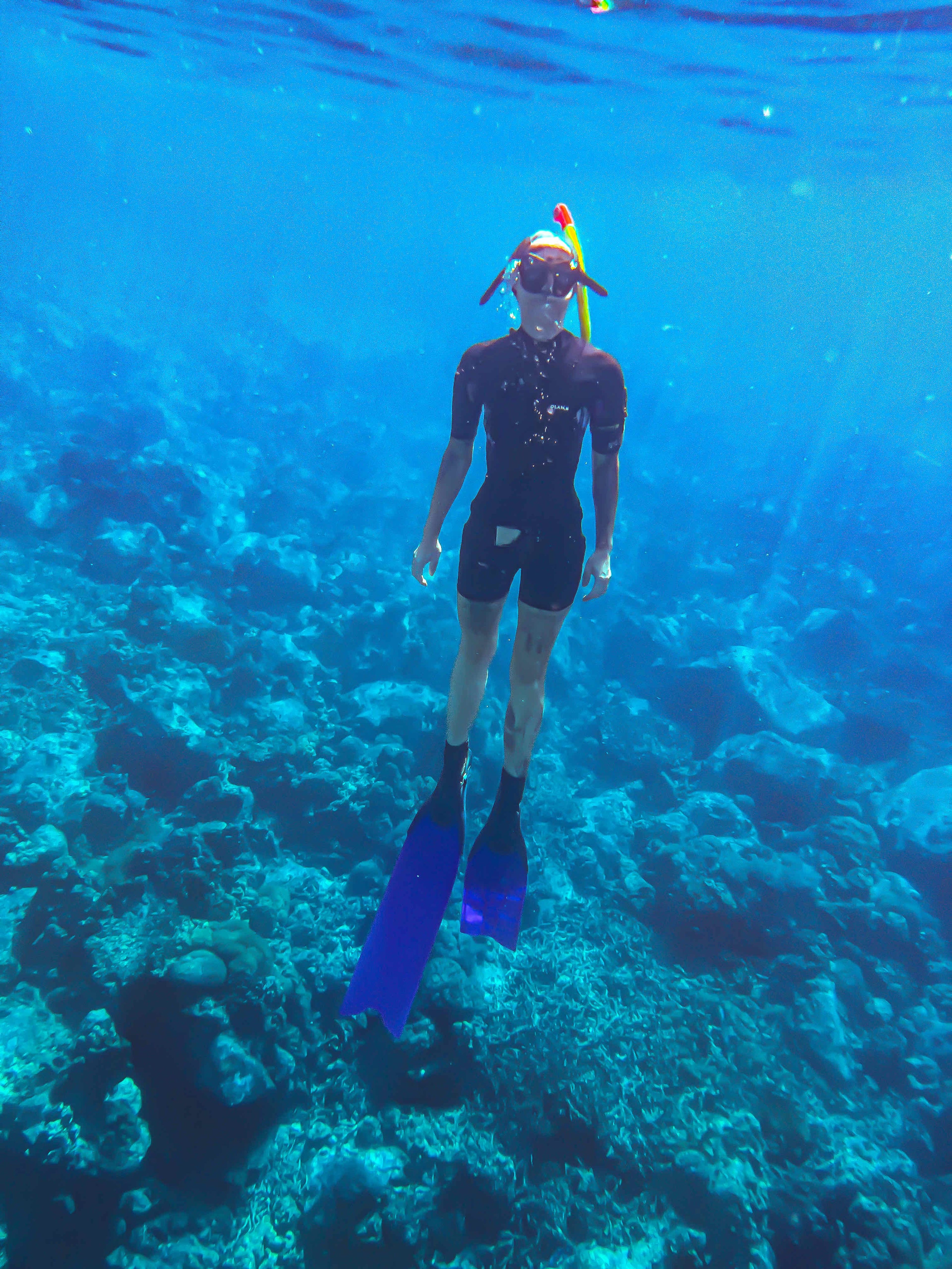 Freediving at Blue Lagoon
