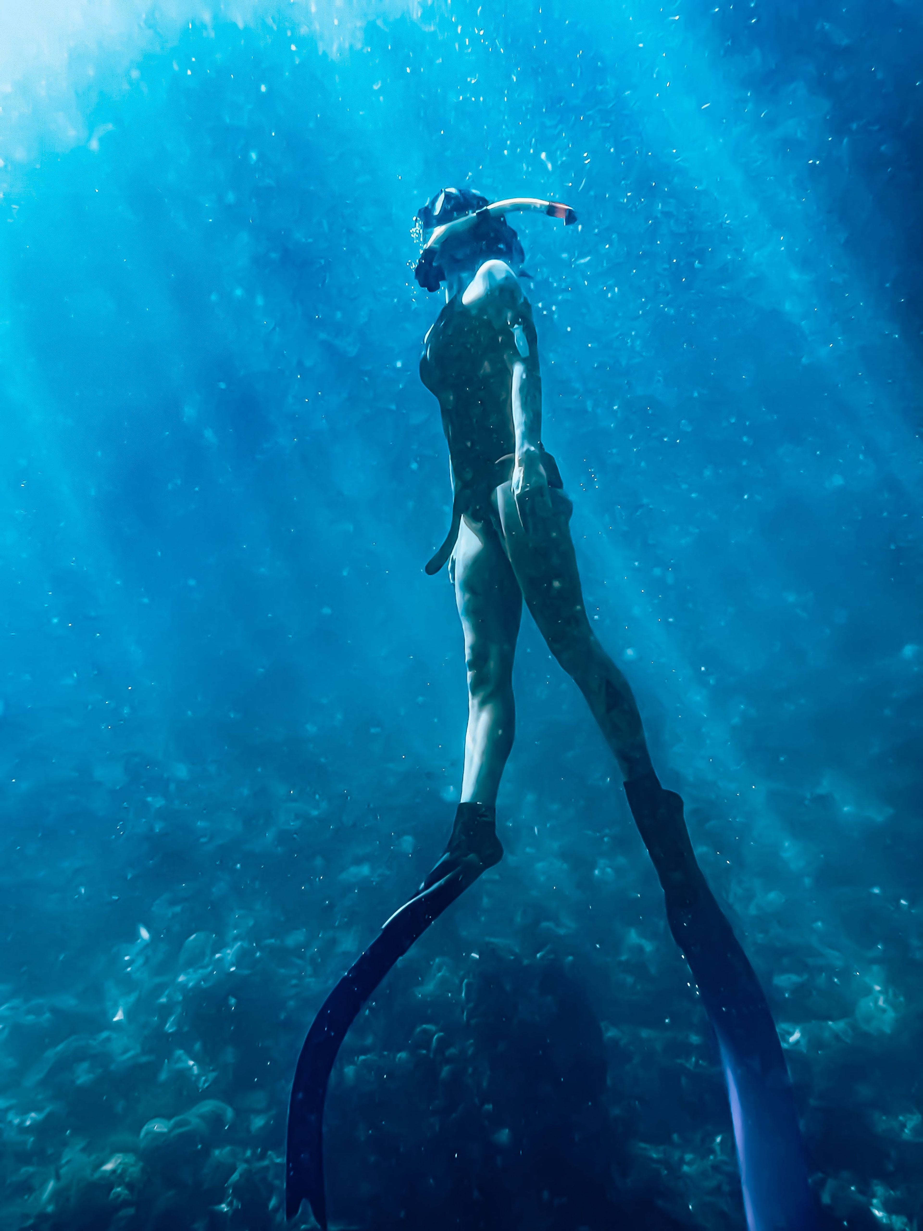 Freediving at Siete Picados