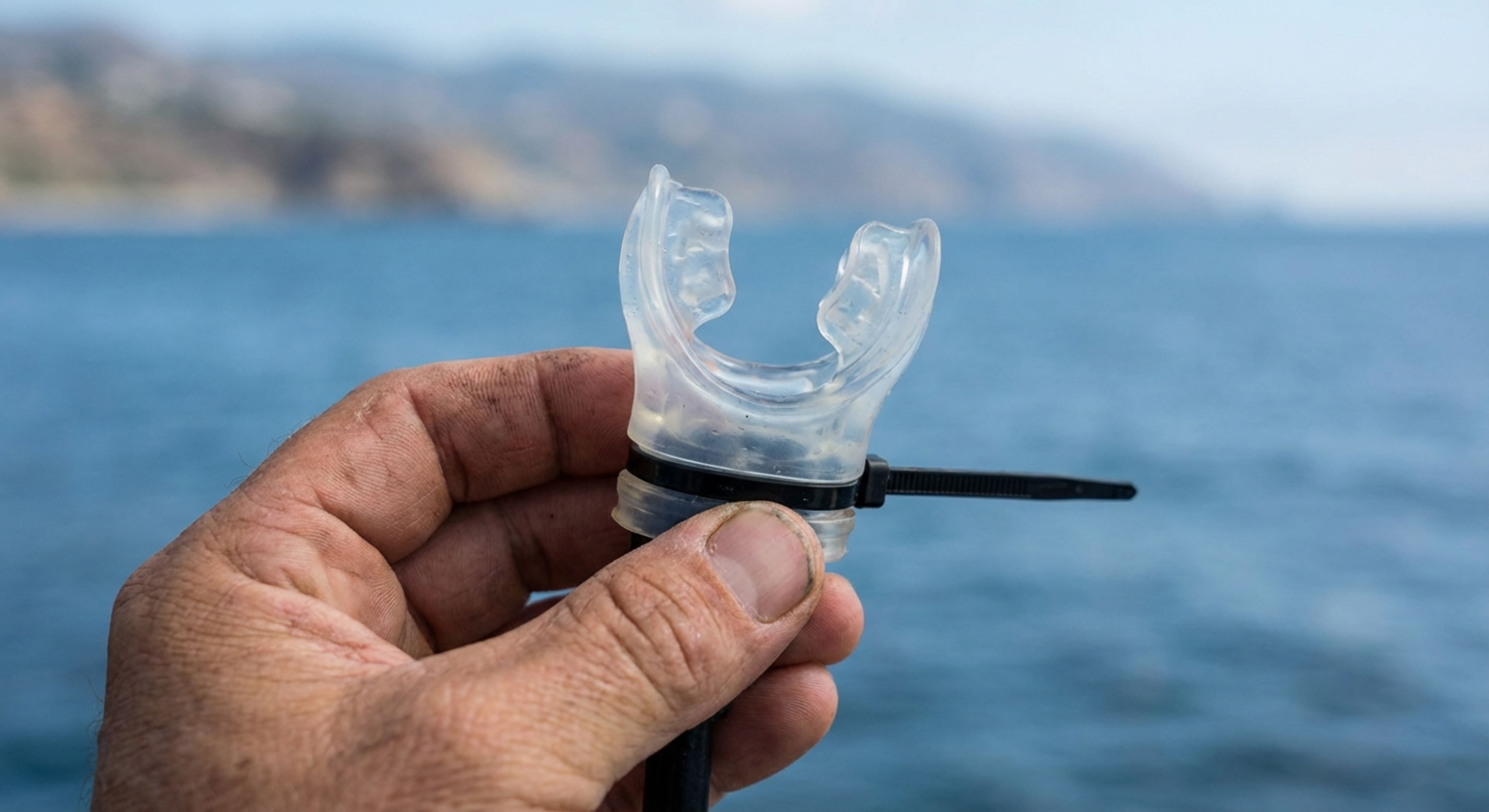 A regulator mouthpiece