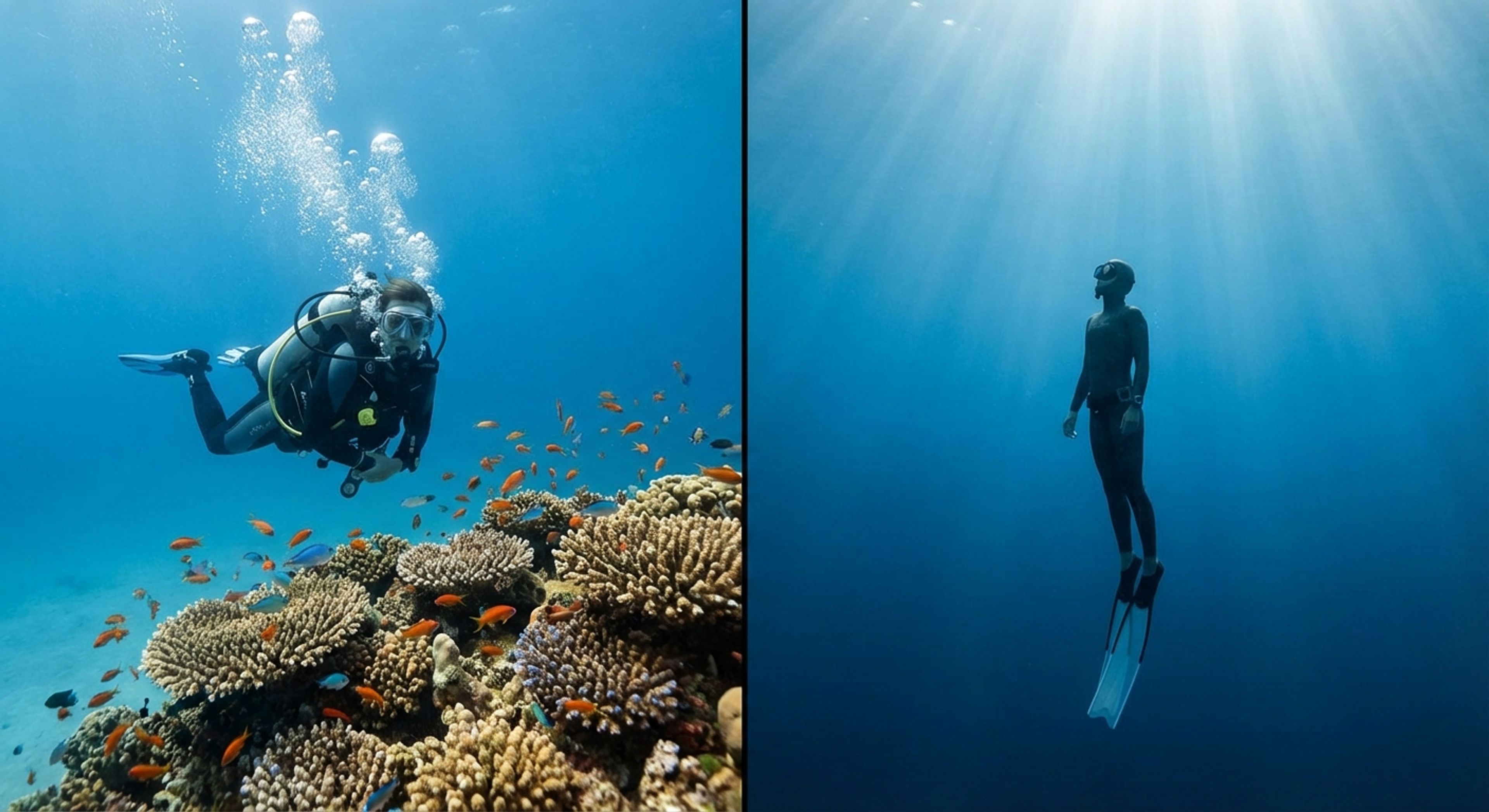 Scuba vs. Freediving: Are You a Tourist or a Ghost?