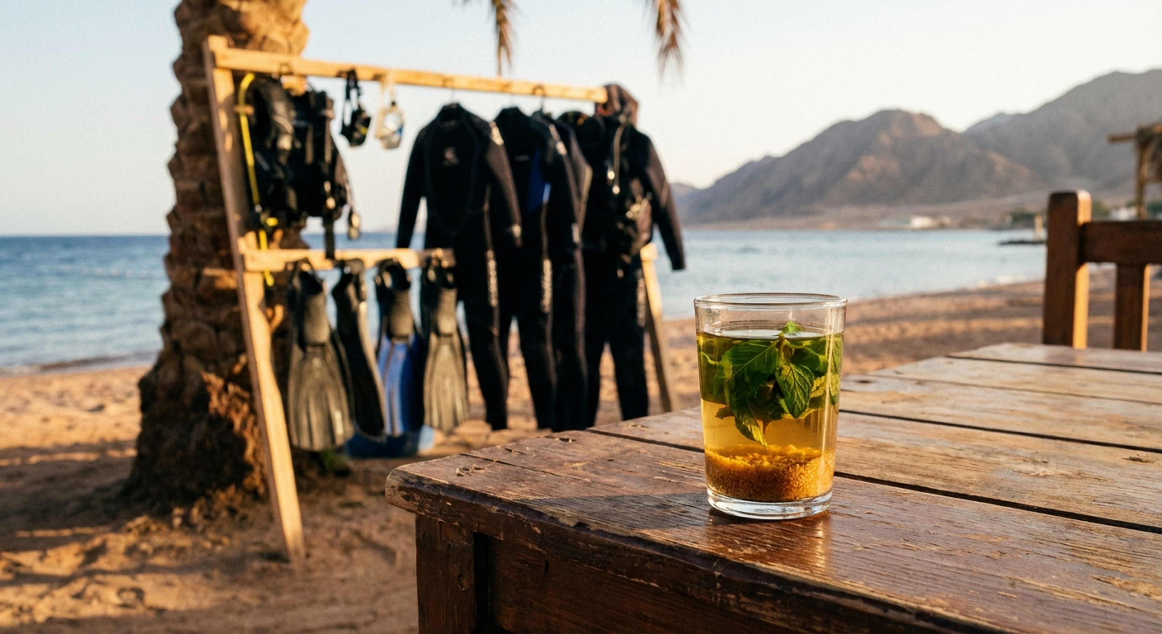 Té después del buceo