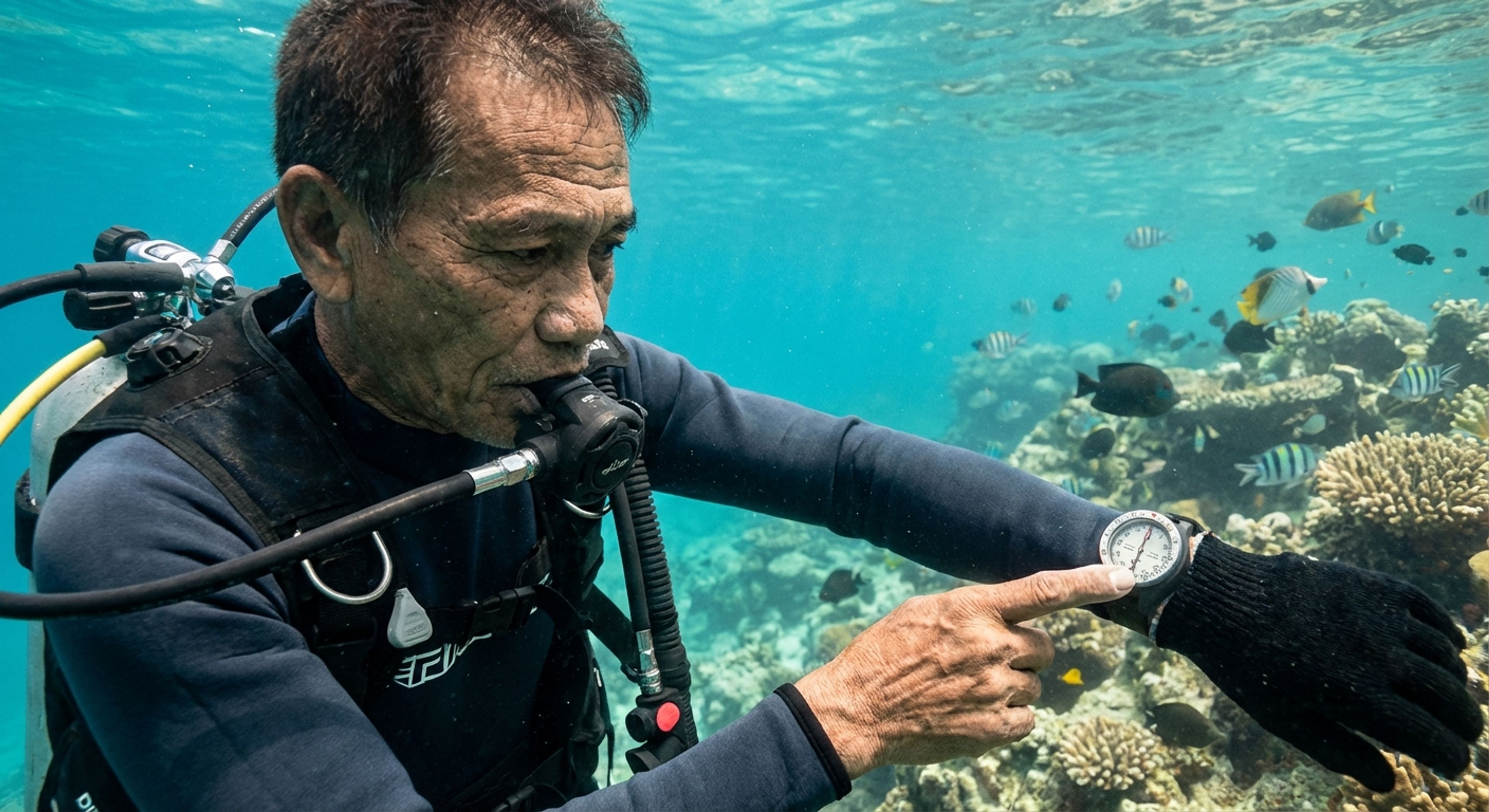 توقف عن كونك تابعاً: كيف تجد طريقك تحت الماء دون الإمساك بيدي