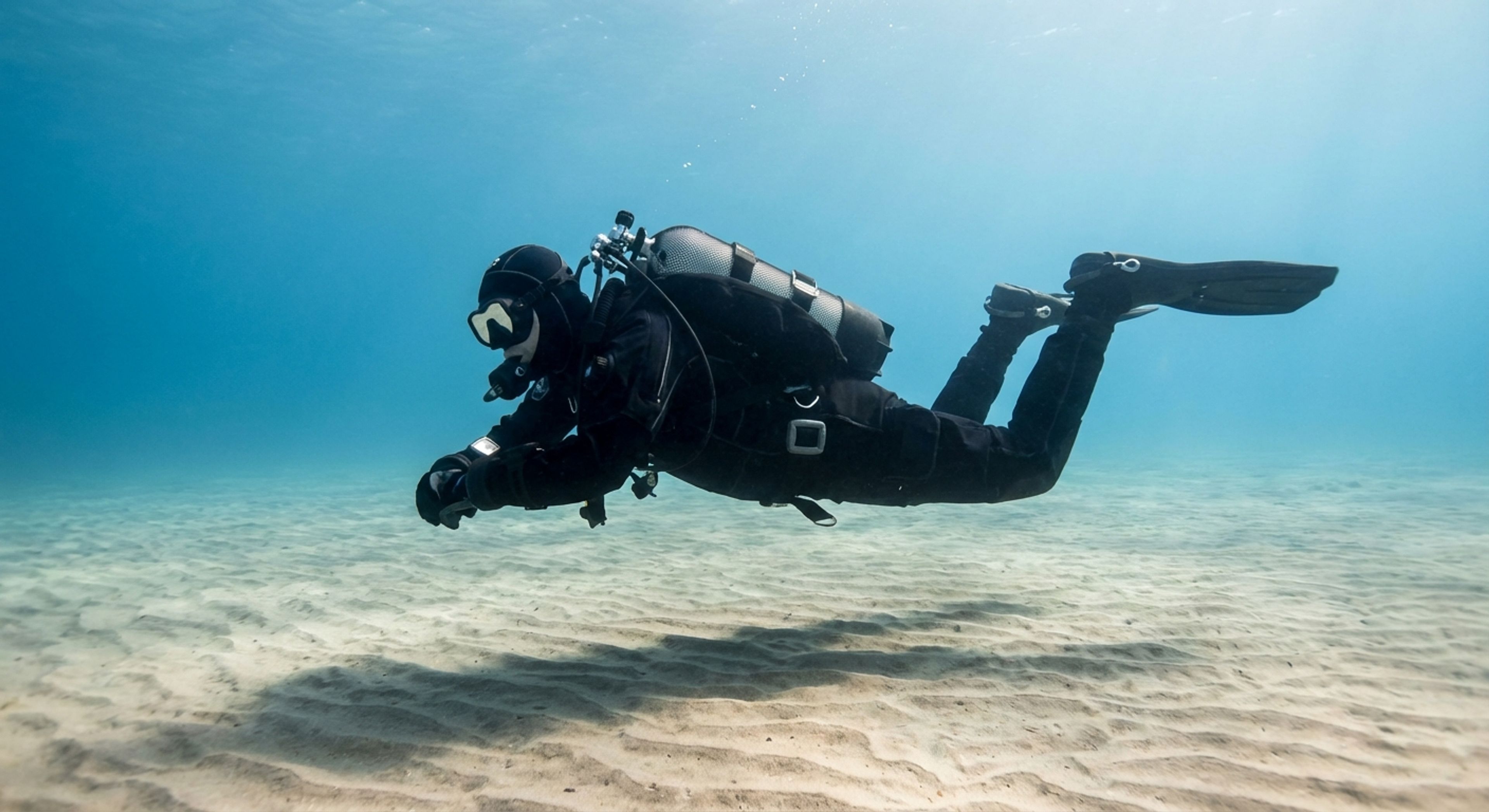 Scuba Diver Perfect Trim